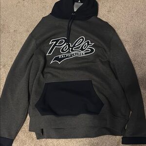 Polo by Ralph Lauren Gray and Blue Sweatshirt